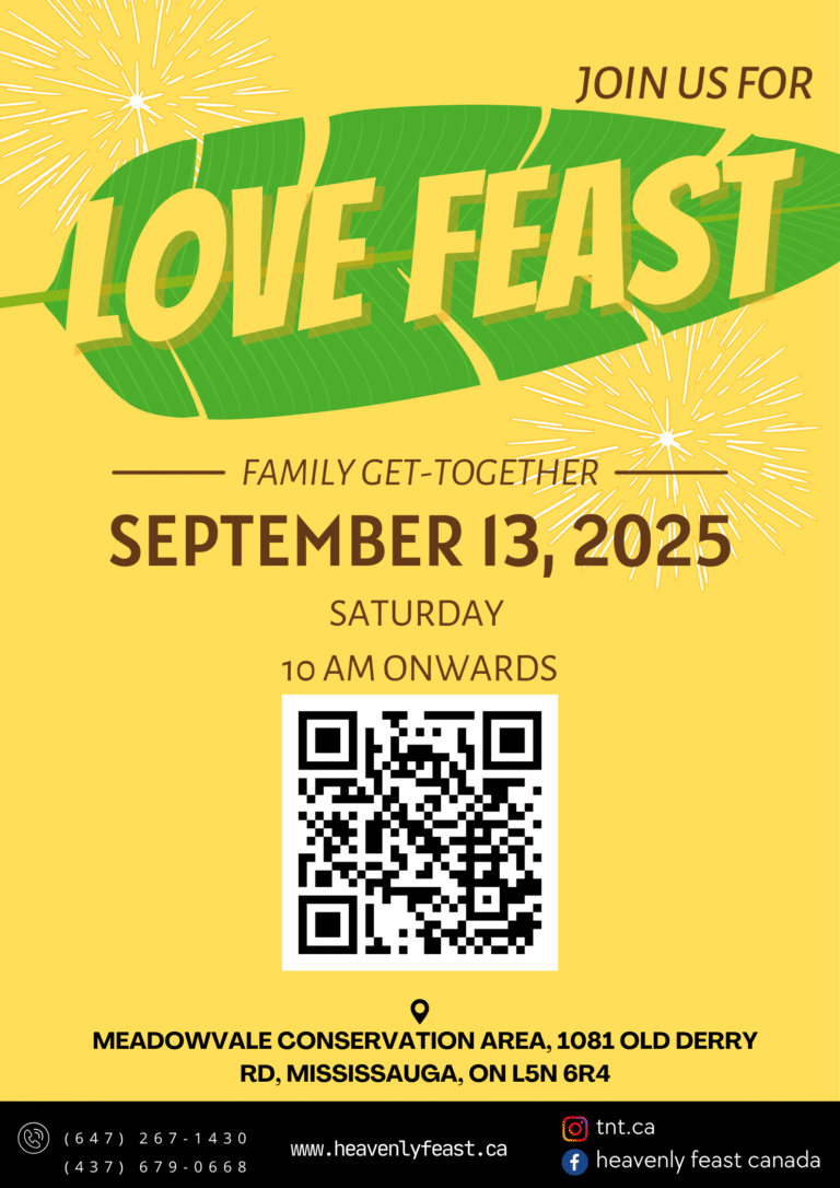 Heavenly Feast Meeting Posters
